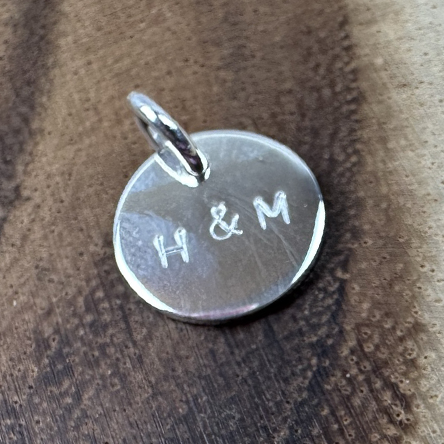 Round Disc 3/4" Charm