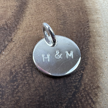 Round Disc 1/2" Charm