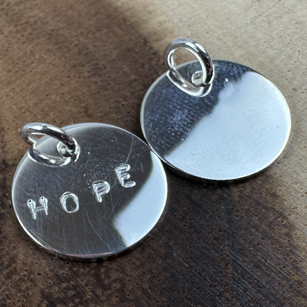 Round Disc 3/4" Charm