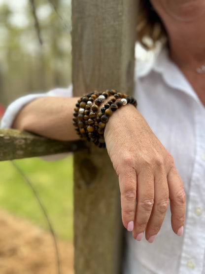 Tiger's Eye Gemstone Bracelet