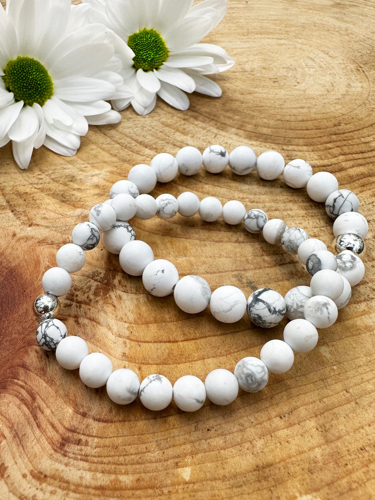 Howlite Gemstone Bracelet