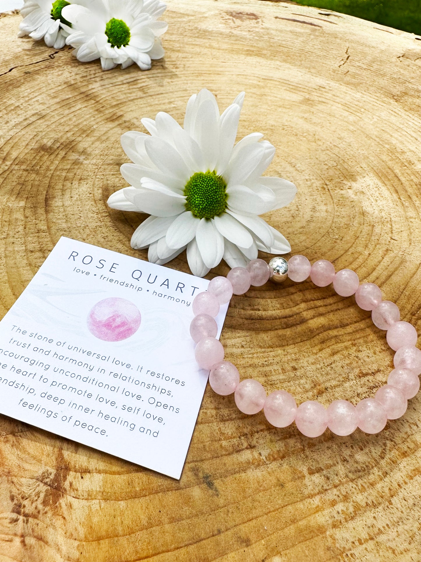 Rose Quartz Gemstone Bracelet