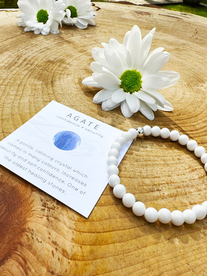 Agate Gemstone Bracelet