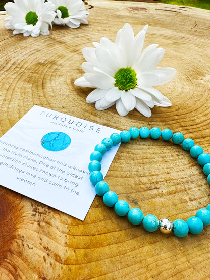 Turquoise Gemstone Bracelet