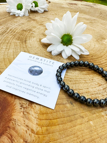 Hematite Gemstone Bracelet