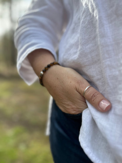 Tiger's Eye Gemstone Bracelet