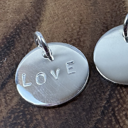 Round Disc 3/4" Charm