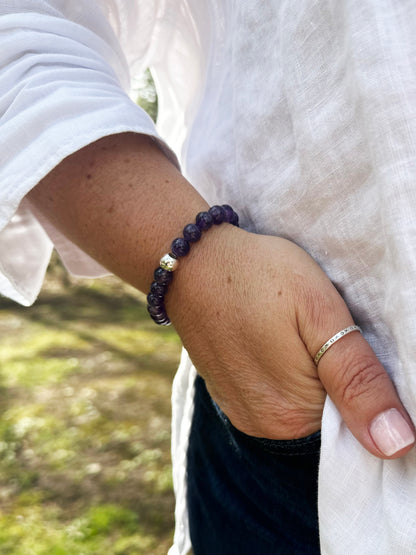 Amethyst Gemstone Bracelet