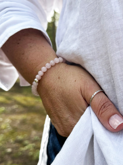 Rose Quartz Gemstone Bracelet